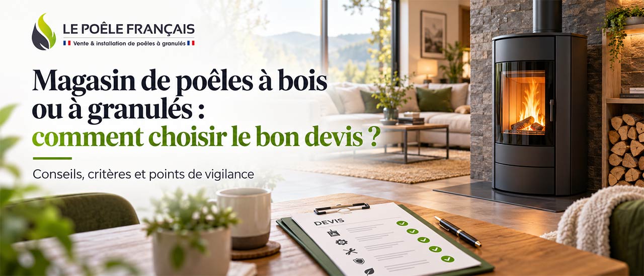 Magasin de poêles à bois ou à granulés : comment choisir le bon devis ?